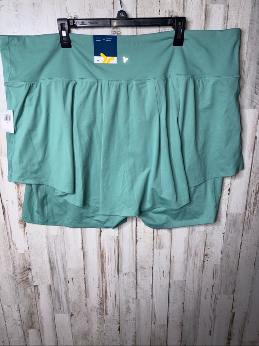 Old Navy Womens Extra High-Waisted PowerSoft Pleated Sage  Skort Plus Size 4X - Picture 12 of 15